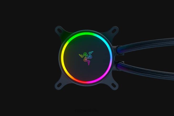 un color componente de computadora 6B0F18 Enfriador de líquido hanbo chroma rgb aio (tapa de bomba argb) Razer