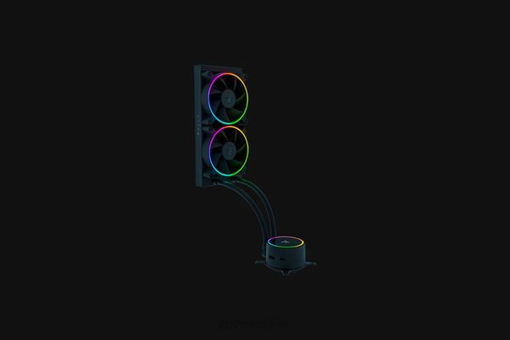 un color componente de computadora 6B0F19 Enfriador de líquido hanbo chroma rgb aio (tapa de bomba argb) Razer