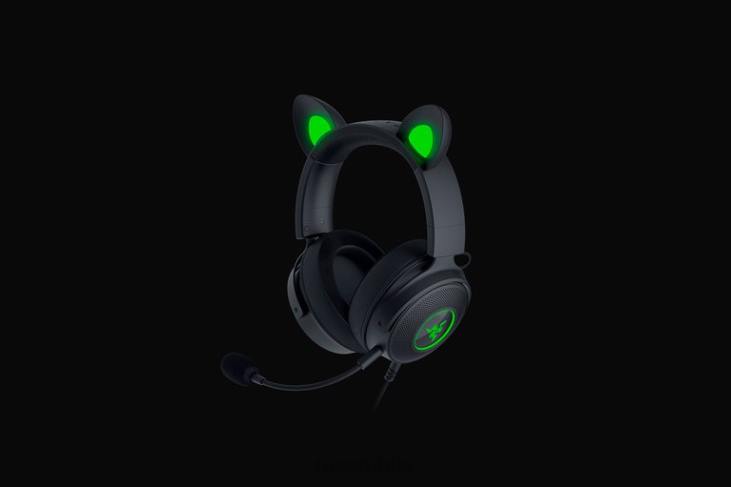 negro creación de contenido 6B0F103 gatito kraken v2 pro Razer
