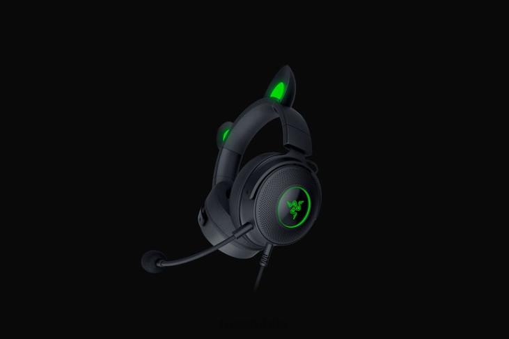 negro creación de contenido 6B0F103 gatito kraken v2 pro Razer
