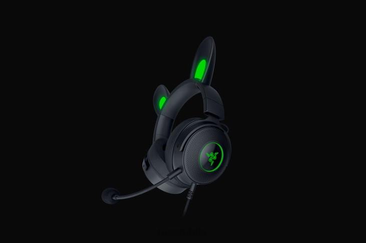 negro creación de contenido 6B0F103 gatito kraken v2 pro Razer