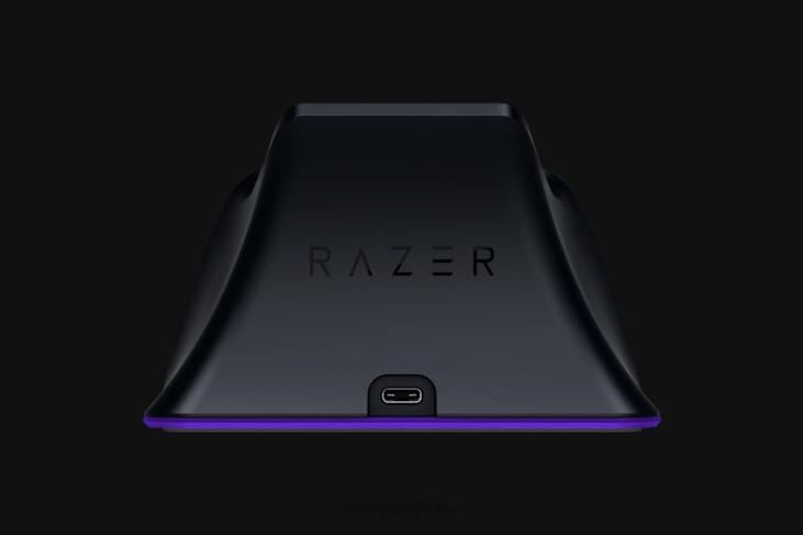 púrpura consola 6B0F172 soporte de carga rápida para ps5 Razer