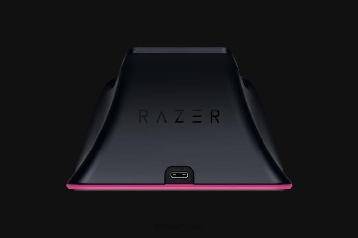 rosa consola 6B0F173 soporte de carga rápida para ps5 Razer