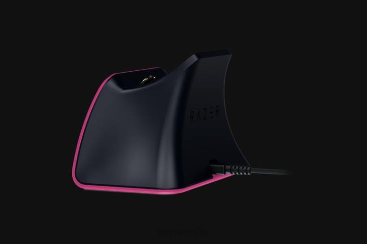 rosa consola 6B0F173 soporte de carga rápida para ps5 Razer