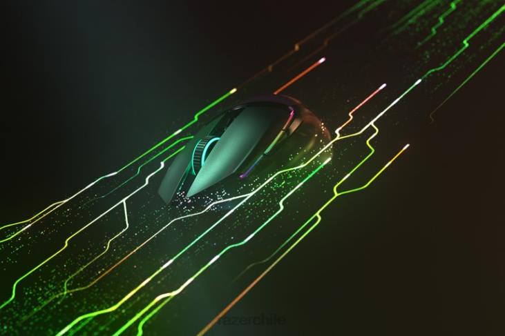 un color ratones 6B0F35 Basilisk Ultimate con base de carga. Razer