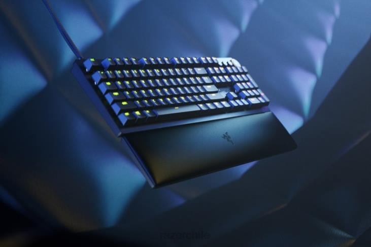 un color teclado 6B0F69 Huntsman v2 - interruptor óptico con clic - EE. UU. Razer