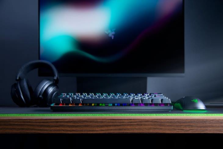 un color teclado 6B0F73 Huntsman mini analógico - nosotros Razer