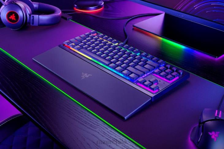 un color teclado 6B0F76 ornata v3 sin llave - nosotros Razer