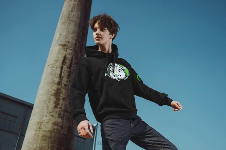 un color vestir 6B0F193 sudadera con capucha de evisu godhead Razer
